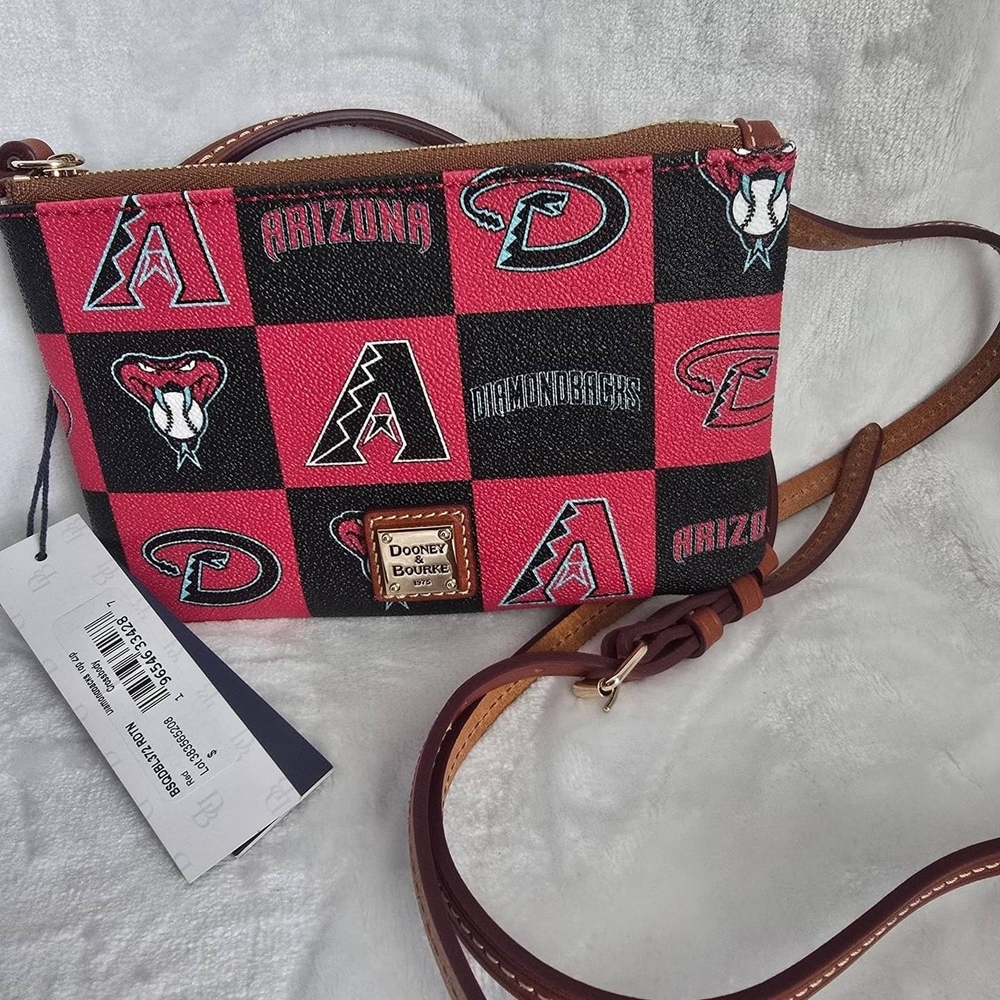 Dooney & Bourke Arizona Diamondbacks Crossbody Bag - Red and Black